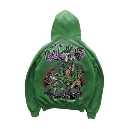 Warren Lotas Bucks Myth Hoodie – Faded Green