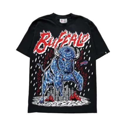 Warren Lotas Buffalo Charge T Shirt