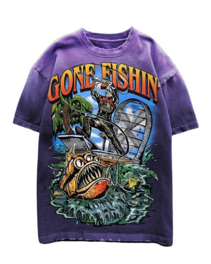 Warren Lotas Gone Fishin’ T Shirt